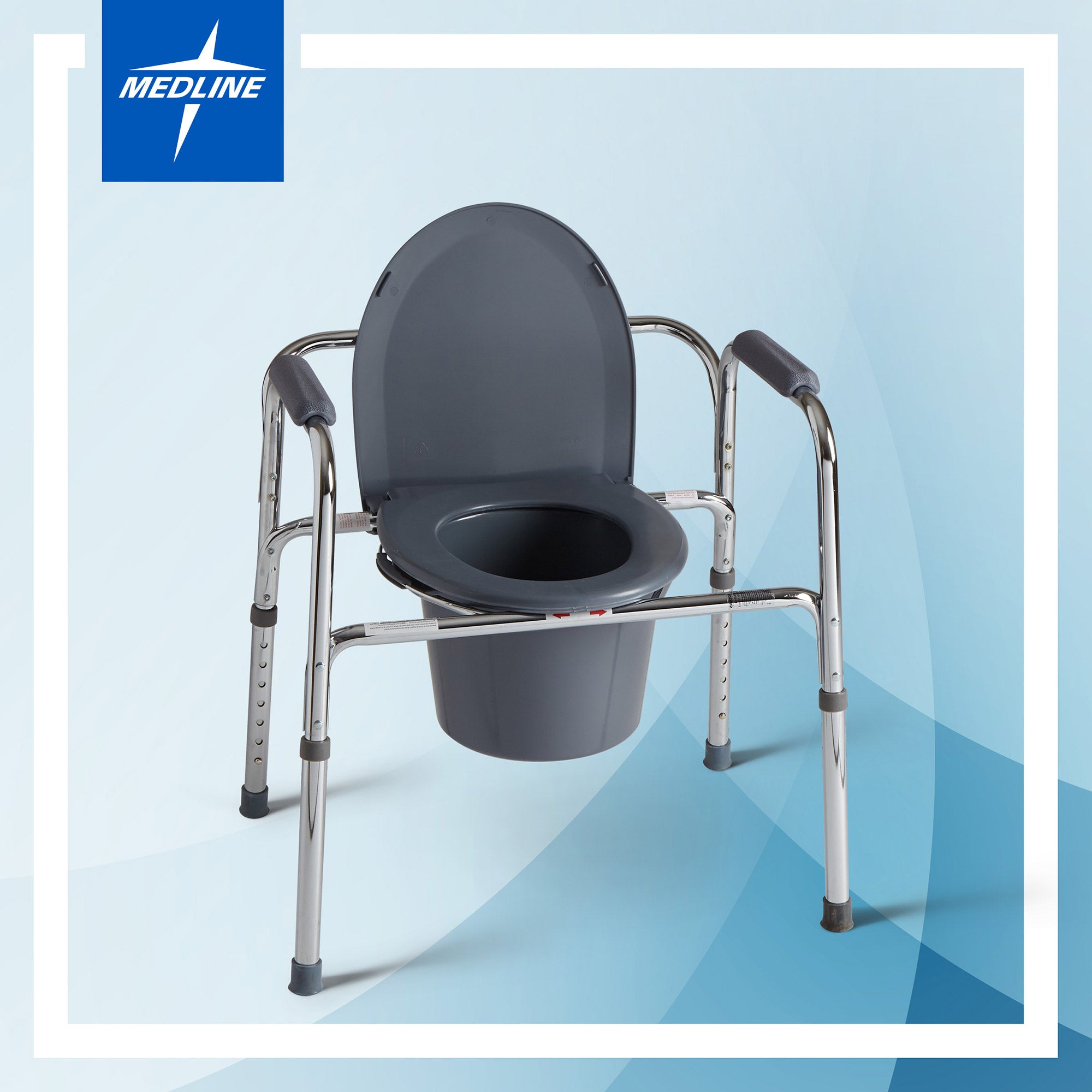 Medline Guardian 3In1 Steel Commode