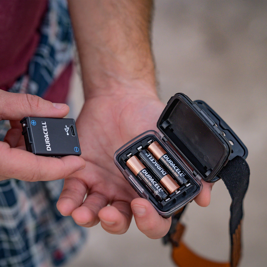 Duracell Dual Power 650 Lumens LED Headlamp 2pack